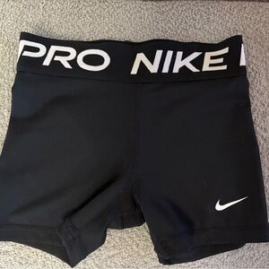 Nike Youth Black Athletic Shorts